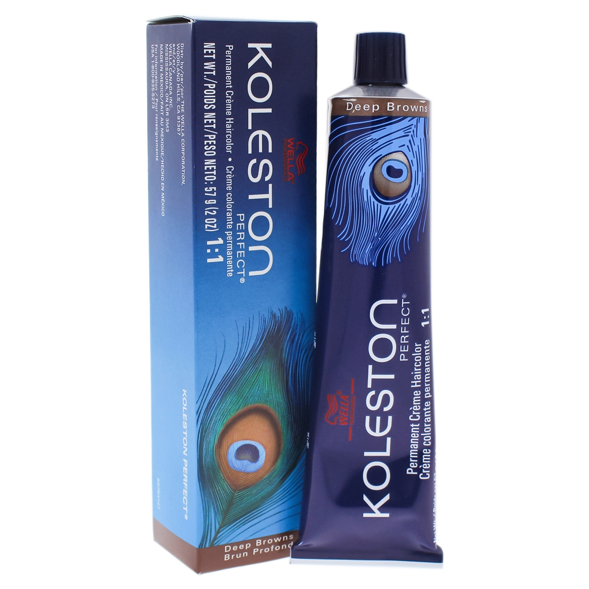 I0086533 Koleston Perfect Permanent Creme Hair Color For Unisex - 7 75 Medium Blonde, Brown Red & Violet - 2 Oz