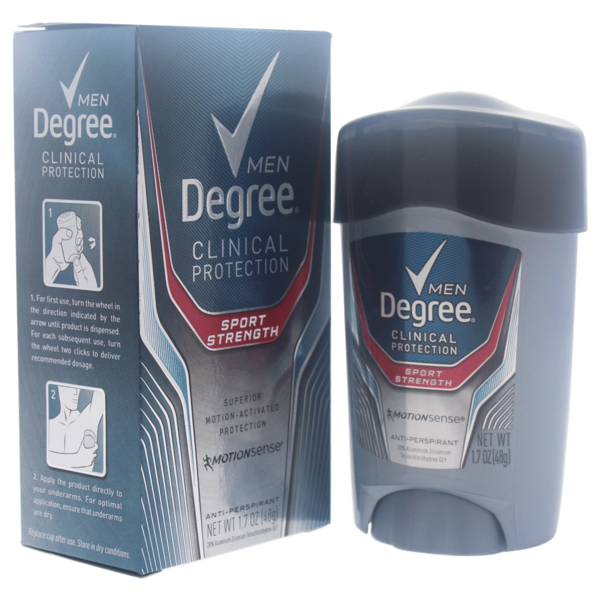 M-bb-2987 Clinical Protection Sport Strength Anti-perspirant Deodorant Stick For Men - 1.7 Oz