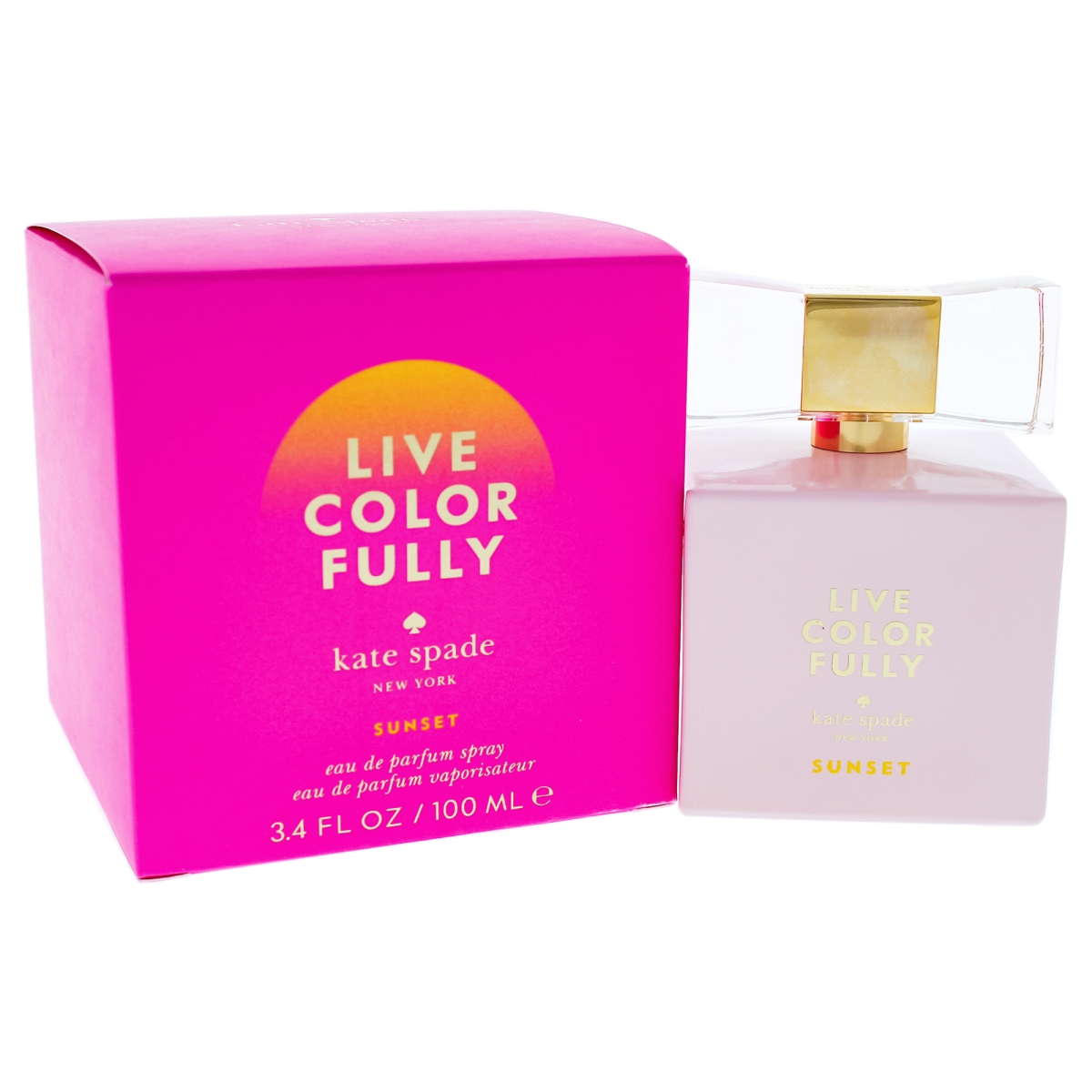 W-8894 3.4 Oz 2h17 Live Colorfully Sunset Edp Spray For Women