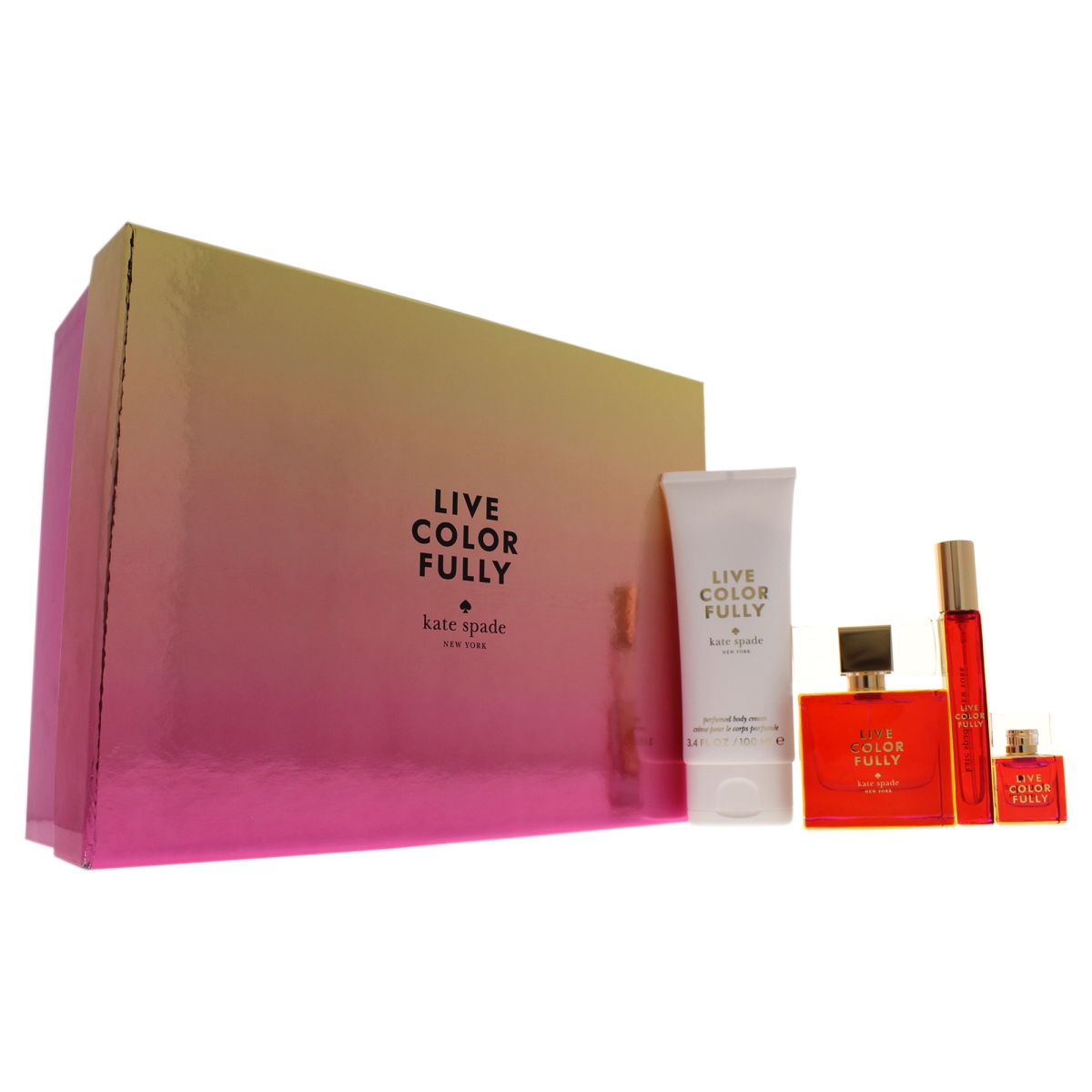 W-gs-4296 4 Piece 2018s Live Colorfully Gift Set For Women