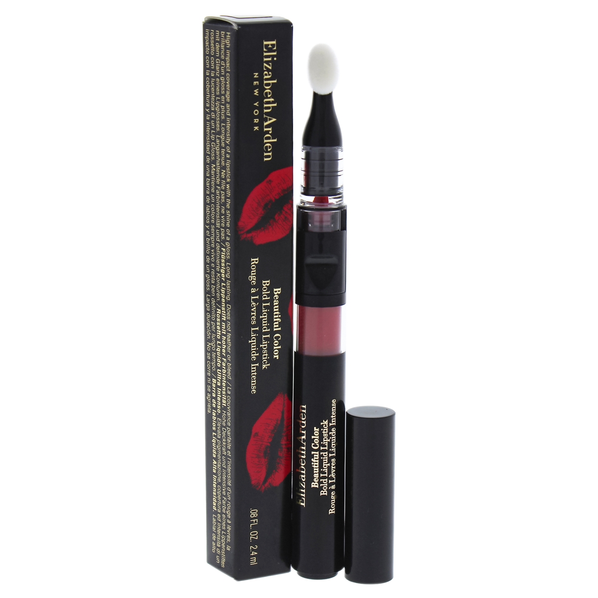 I0087458 0.08 Oz Beautiful Color Bold Liquid Lipstick For Womens - 06 Fiery Red