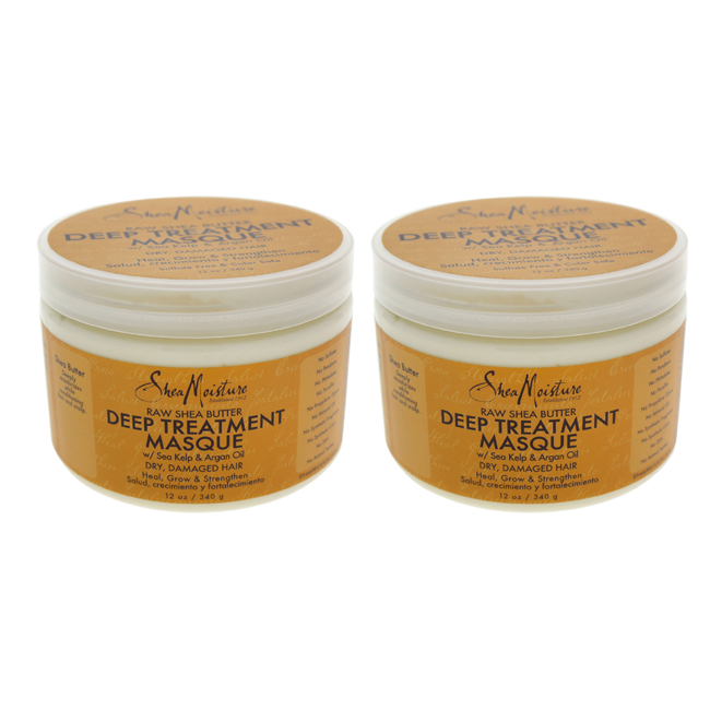 K0000014 Raw Shea Butter Deep Treatment Masque By For Unisex - 12 Oz - Pack Of 2