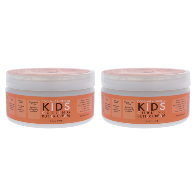 K0000016 Coconut & Hibiscus Kids Curling Butter Cream By For Kids - 6 Oz - Pack Of 2
