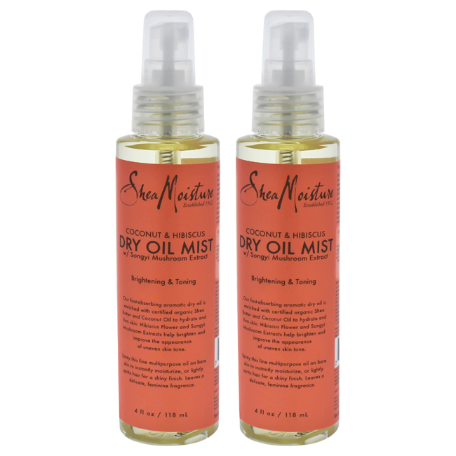 K0000020 Coconut & Hibiscus Dry Oil Mist By For Unisex - 4 Oz - Pack Of 2