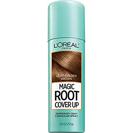 I0090841 2 Oz Magic Root Cover Up Temporary Gray Concealer Hair Color Spray - Light Golden Brown By Paris For Women