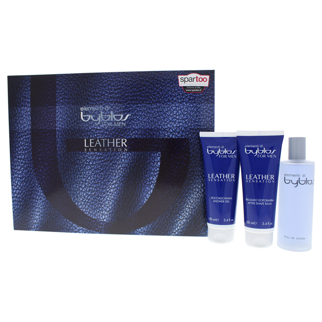 I0090723 3 Piece Elementi Di Leather Sensation By Gift Set For Men