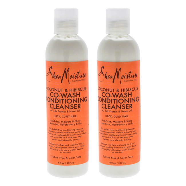 K0000096 8 Oz Coconut & Hibiscus Co-wash Conditioning Cleanser By For Unisex - Pack Of 2
