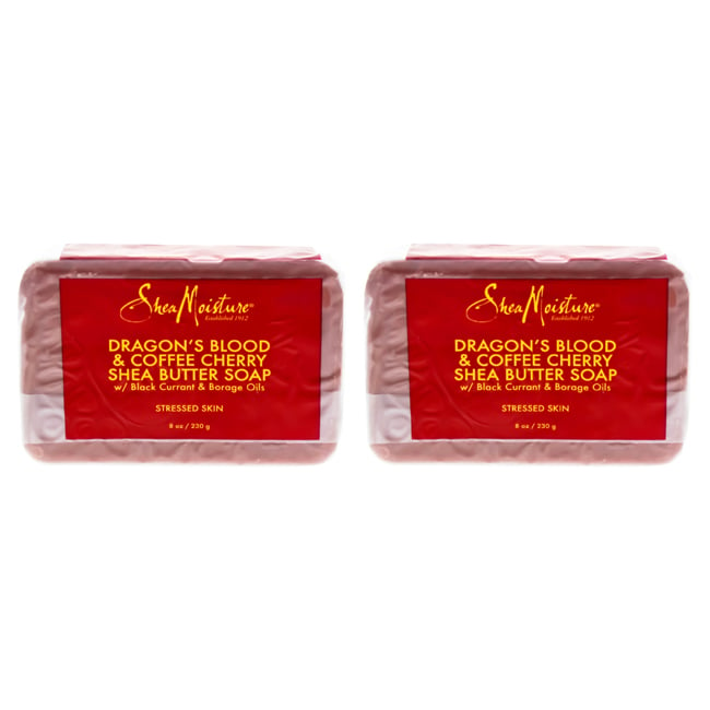 K0000135 8 Oz Dragons Blood & Coffee Cherry Shea Butter Soap - Stressed Skin By For Unisex - Pack Of 2