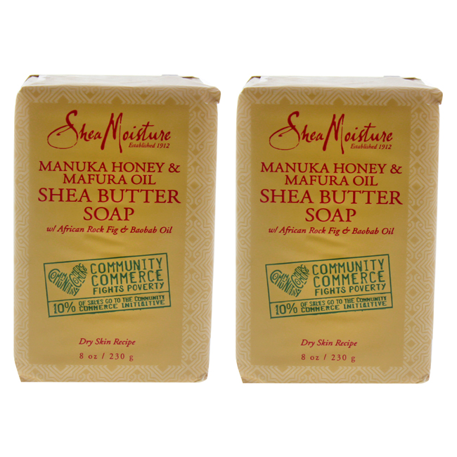 K0000069 8 Oz Manuka Honey & Mafura Oil Shea Butter Soap - Dry Skin By For Unisex - Pack Of 2