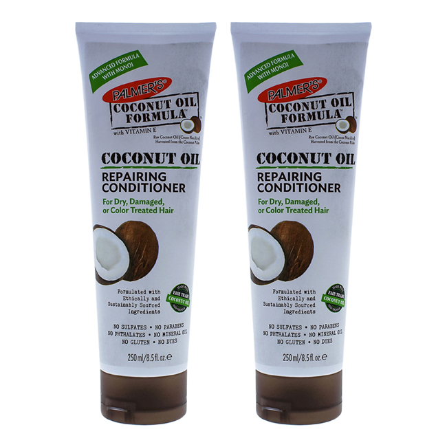 K0000385 8.5 Oz Coconut Oil Repairing Conditioner By For Unisex - Pack Of 2