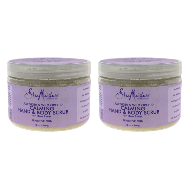 K0000126 12 Oz Lavender & Wild Orchid Calming Hand & Body Scrub By For Unisex - Pack Of 2