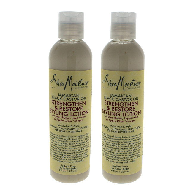 K0000055 8 Oz Jamaican Black Castor Oil Strengthen & Restore Styling Lotion By For Unisex - Pack Of 2