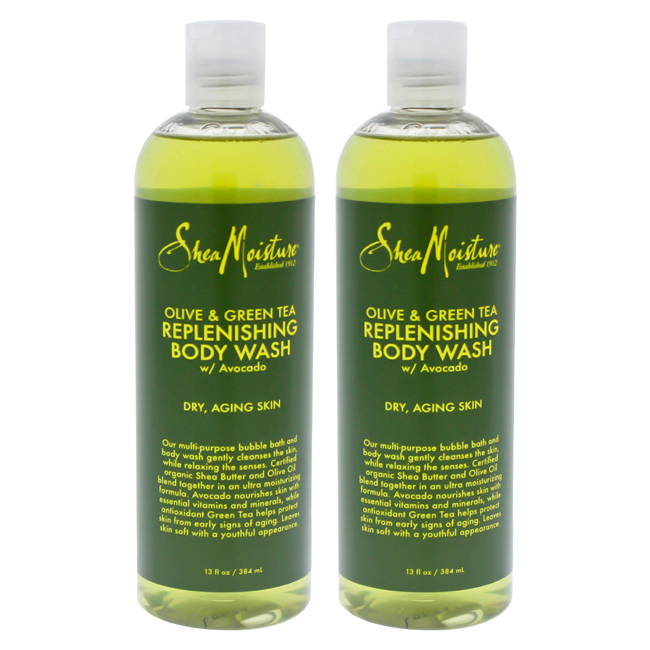 K0000026 13 Oz Olive & Green Tea Body Wash By For Unisex - Pack Of 2