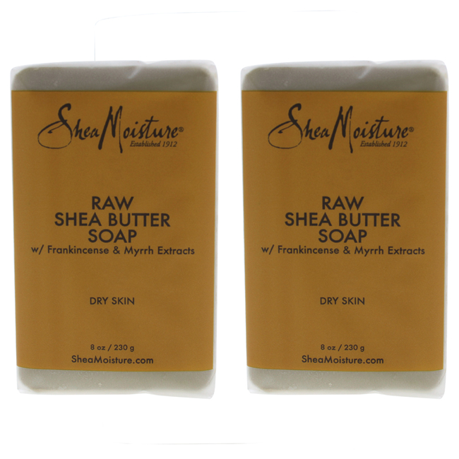 K0000057 8 Oz Raw Shea Butter Soap By For Unisex - Pack Of 2