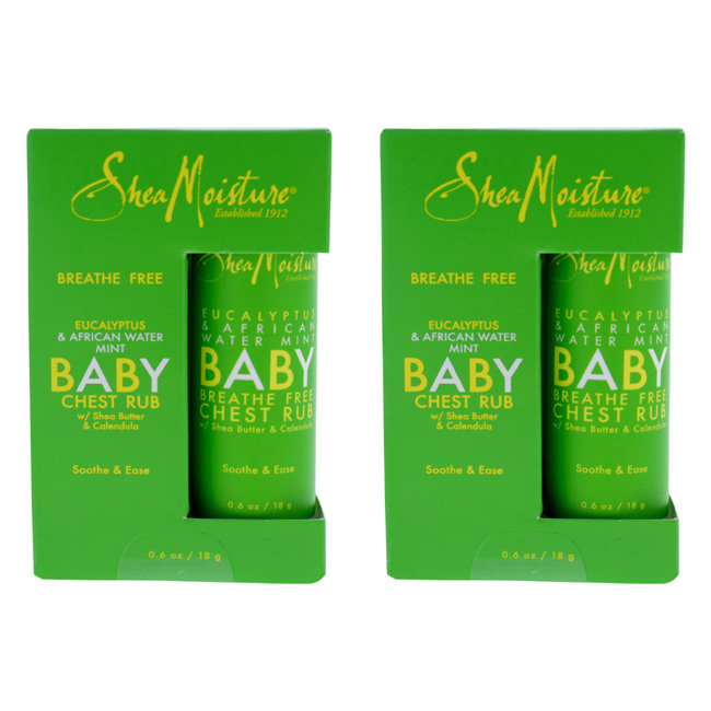 K0000158 0.6 Oz Eucalyptus & African Water Mint Baby Chest Rub Ointment By For Unisex - Pack Of 2