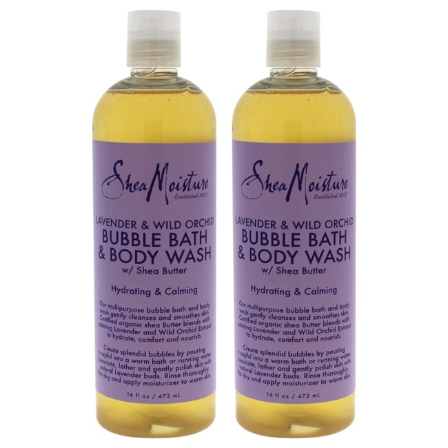 K0000101 16 Oz Lavender & Wild Orchid Bubble Bath & Body Wash By For Unisex - Pack Of 2