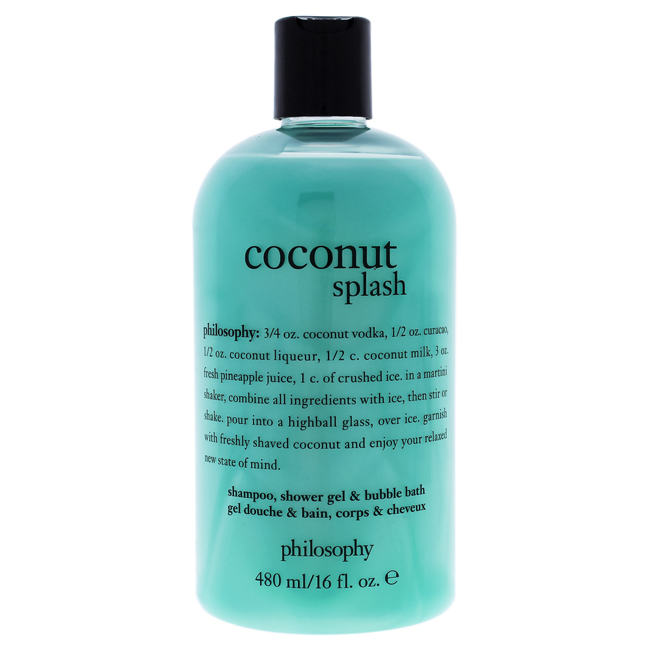 I0091100 16 Oz Coconut Splash Shampoo Shower Gel & Bubble Bath By For Unisex