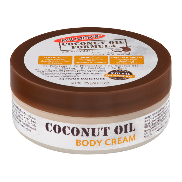 K0000443 Coconut Oil Body Cream For Unisex - 4.4 Oz - Pack Of 2