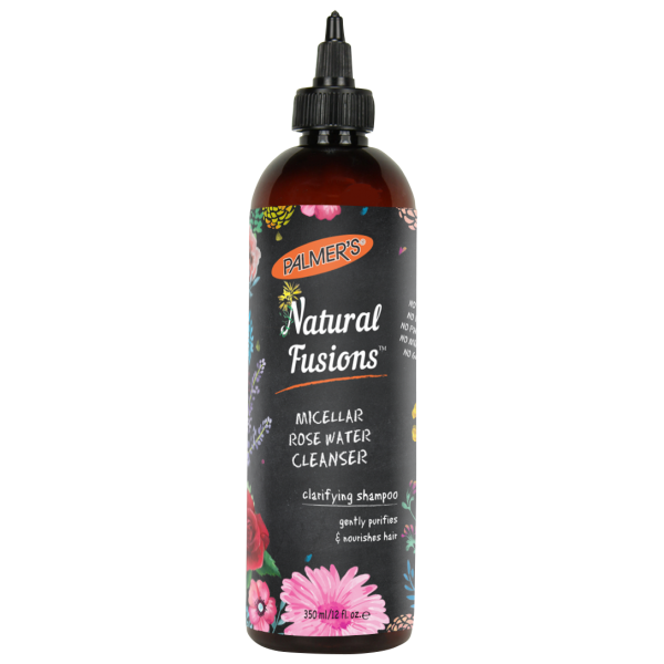 K0000470 Natural Fusions Cleanser Micellar Rose Water Shampoo For Unisex - 12 Oz - Pack Of 2