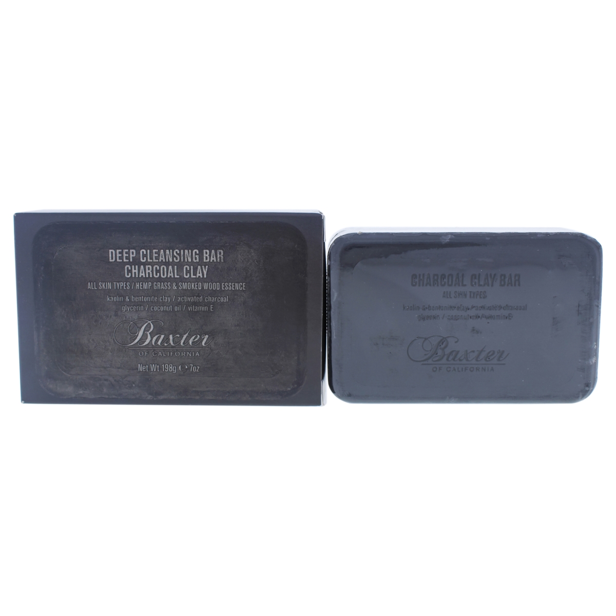 I0090480 Deep Cleansing Soap Bar For Men - Charcoal Clay - 7 Oz