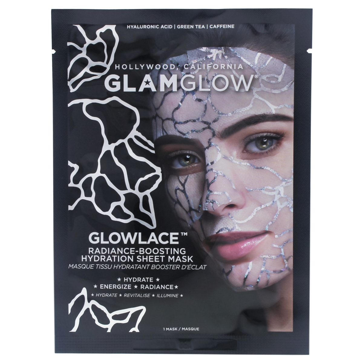 I0091881 Glowlace Radiance-boosting Hydration Sheet Mask For Women