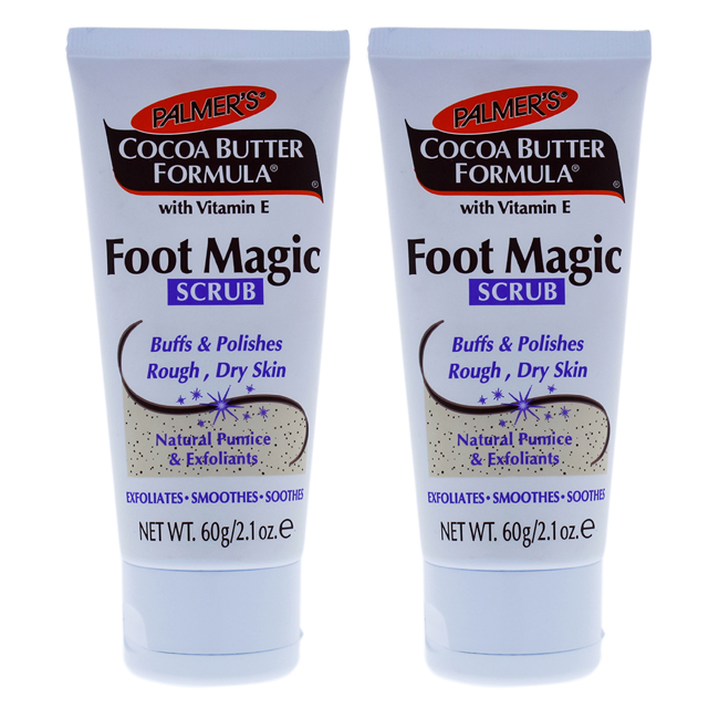 K0000423 2.1 Oz Cocoa Butter Foot Magic Scrub For Unisex, Pack Of 2