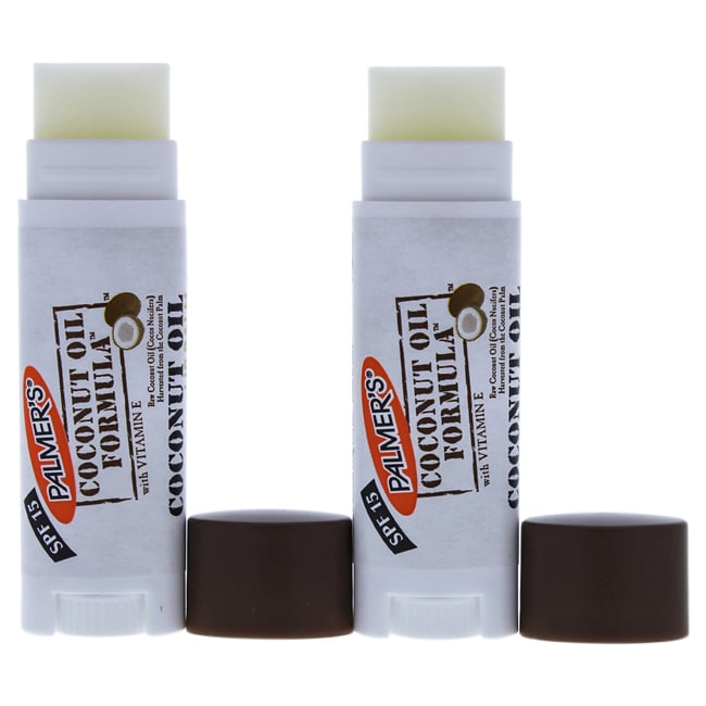 K0000452 0.3 Oz Coconut Oil Lip Balm Spf 15 Duo For Unisex, Pack Of 2