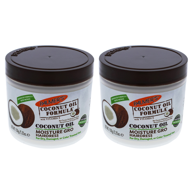 K0000453 5.25 Oz Coconut Oil Moisture Gro Hairdress Treatment For Unisex, Pack Of 2