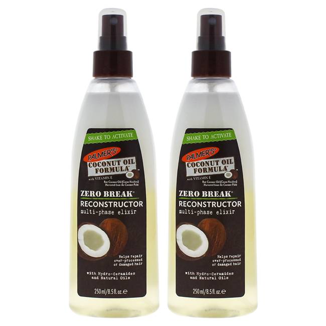 K0000460 8.5 Oz Coconut Oil Zero Break Reconstructor Hair Treatment For Unisex - Pack Of 2