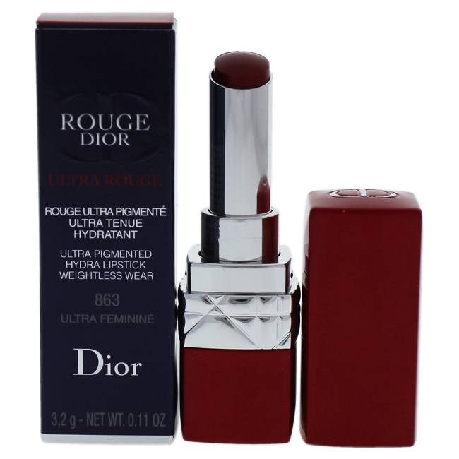 I0093244 0.11 Oz Rouge Dior Ultra Rouge Lipstick For Women - 863 Ultra Feminine