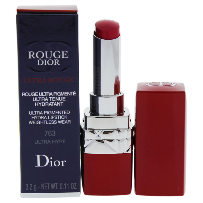 I0093242 0.11 Oz Rouge Dior Ultra Rouge Lipstick For Women - 763 Ultra Hype