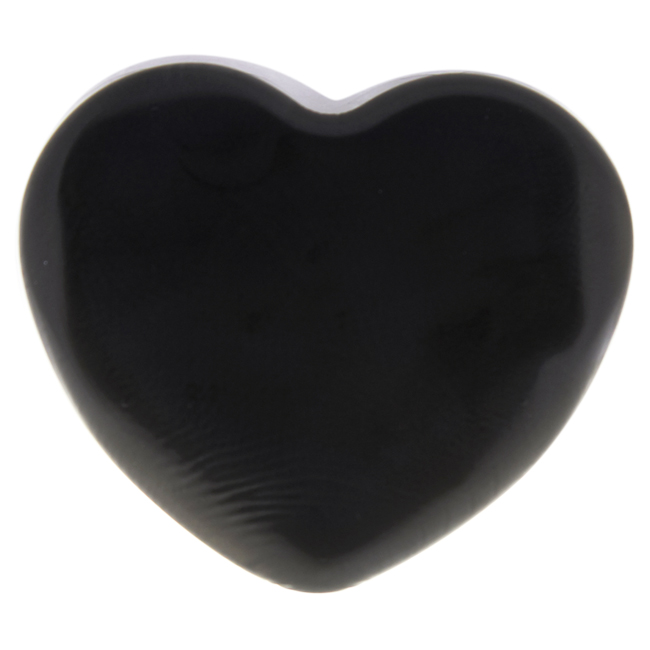 I0088325 Silicone Heart Puff Sponge For Women - Mat Black