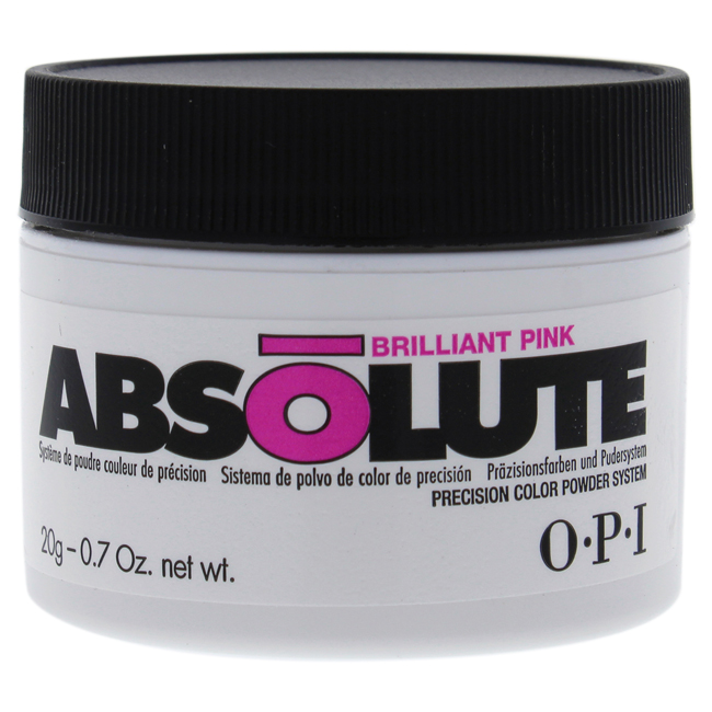 I0094058 Absolute Nail Powder For Women, Brilliant Pink - 0.7 Oz
