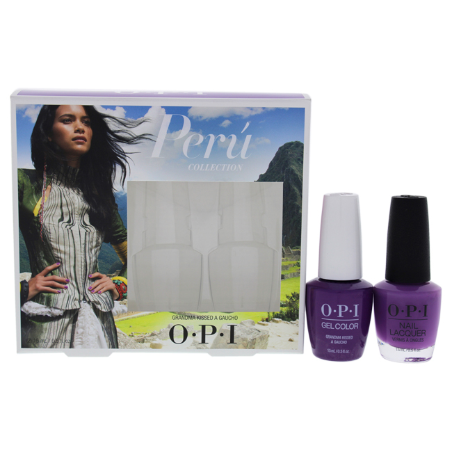 I0094036 Peru Gelcolor & Lacquer Duo Nail Polish For Women - 2 X 0.5 Oz