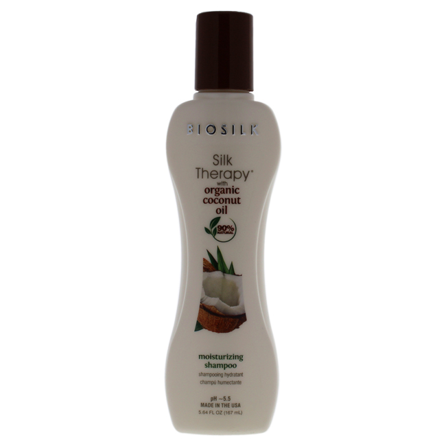 K I0094387 Silk Therapy With Organic Coconut Oil Moisturizing Shampoo For Unisex - 5.64 Oz