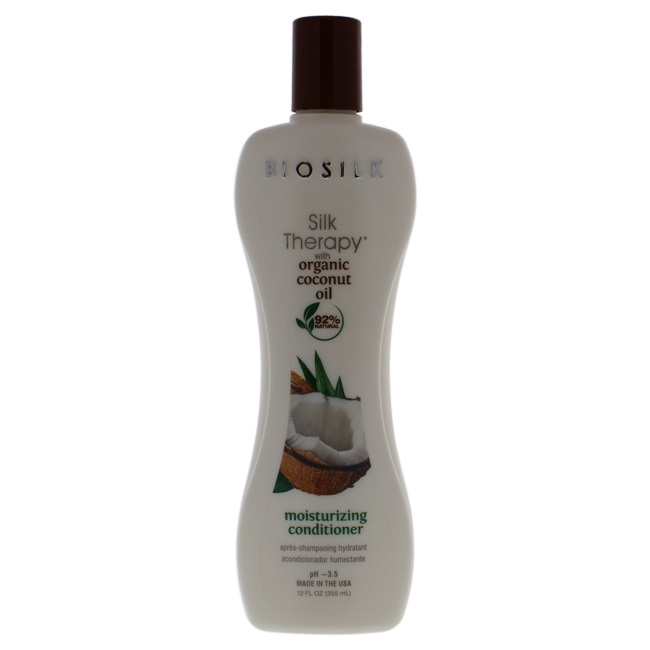 K I0094391 Silk Therapy With Coconut Oil Moisturizing Conditioner For Unisex - 12 Oz