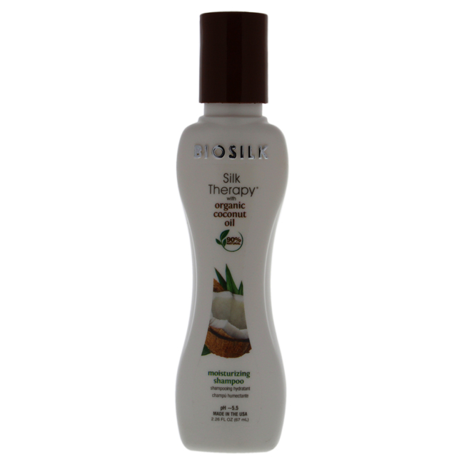 K I0094386 Silk Therapy With Organic Coconut Oil Moisturizing Shampoo For Unisex - 2.26 Oz