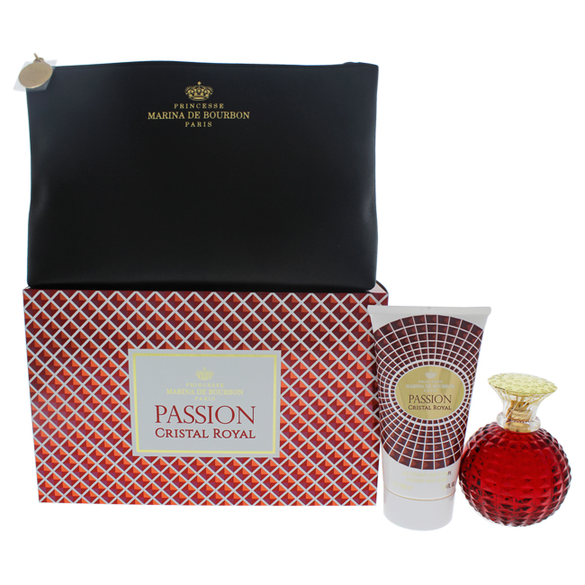 I0092652 3.4 Oz Cristal Royal Passion For Eau De Parfum Gift Set Spray Women - 3 Piece