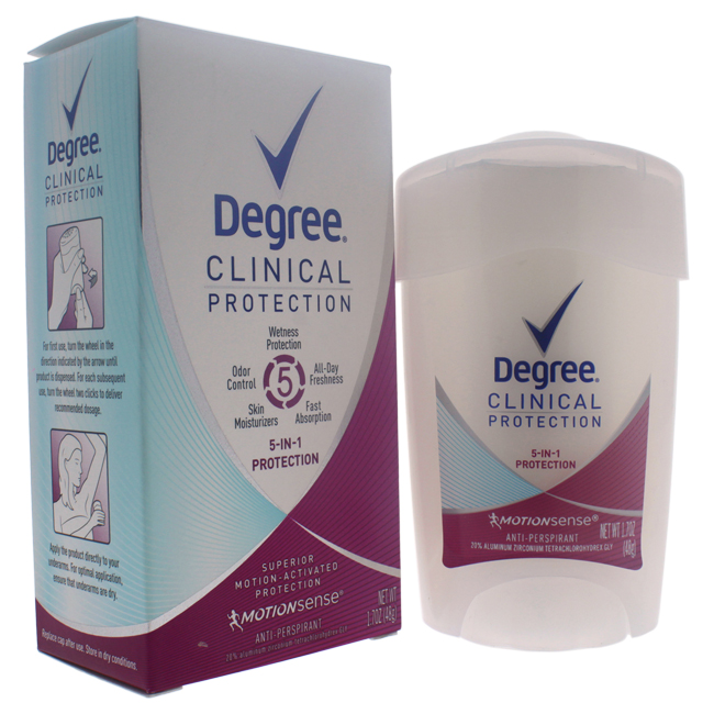 W-bb-3333 Clinical Protection 5-in-1 Anti-perspirant Deodorant Stick For Women - 1.7 Oz