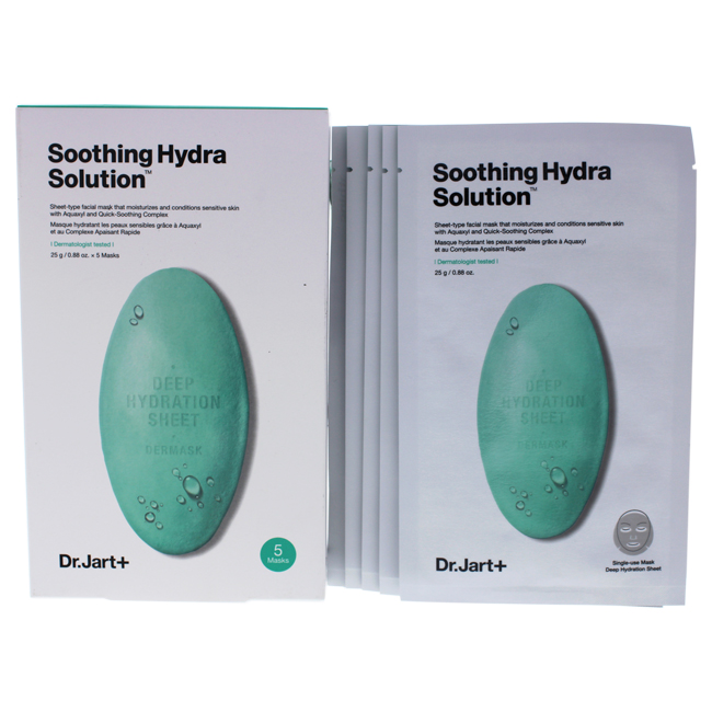 I0094186 Soothing Hydra Solution Sheet Mask For Unisex - 5 Piece