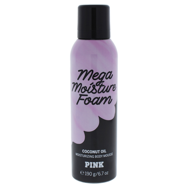 I0093483 6.7 Oz Pink Mega Moisture Foam Coconut Oil Body Mousse For Women