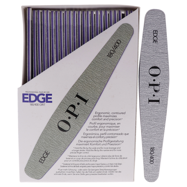 I0096428 Edge File - 180-400 Grit Nail File For Women - 48 Piece