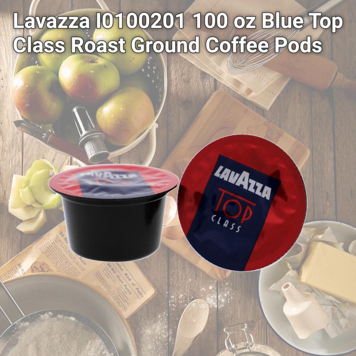 Picture of Lavazza I0100201 100 oz Blue Top Class Roast Ground Coffee Pods