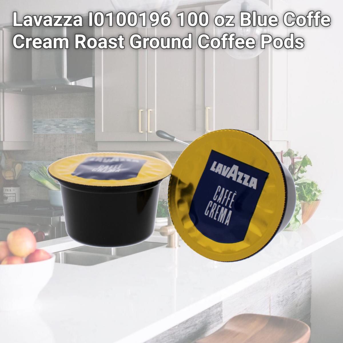 Picture of Lavazza I0100196 100 oz Blue Coffe Cream Roast Ground Coffee Pods