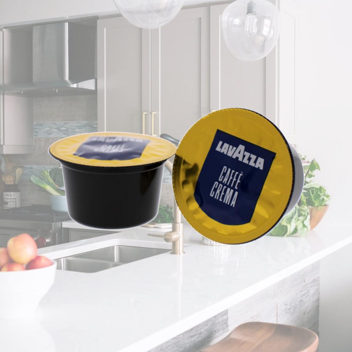 Picture of Lavazza I0100196 100 oz Blue Coffe Cream Roast Ground Coffee Pods