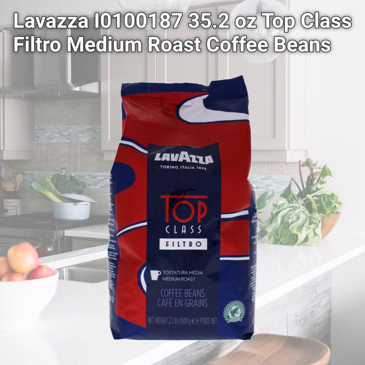 Picture of Lavazza I0100187 35.2 oz Top Class Filtro Medium Roast Coffee Beans