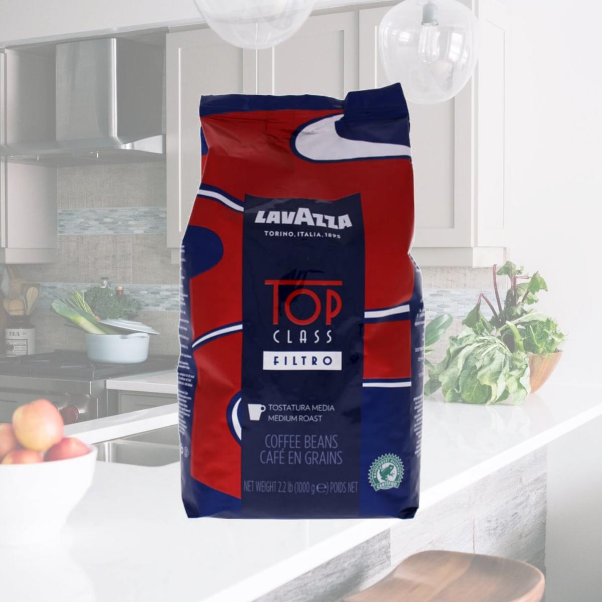 Picture of Lavazza I0100187 35.2 oz Top Class Filtro Medium Roast Coffee Beans