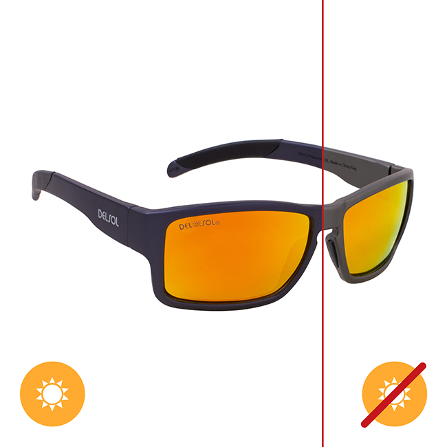 I0108316 Unisex Solize Island of Memories Sunglasses - Charcoal to Ebony