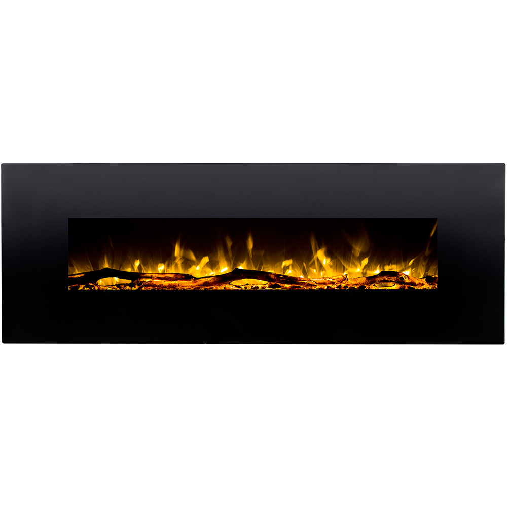 Lw5072le-ef 72 In. Nile Log Electric Wall Mounted Fireplace