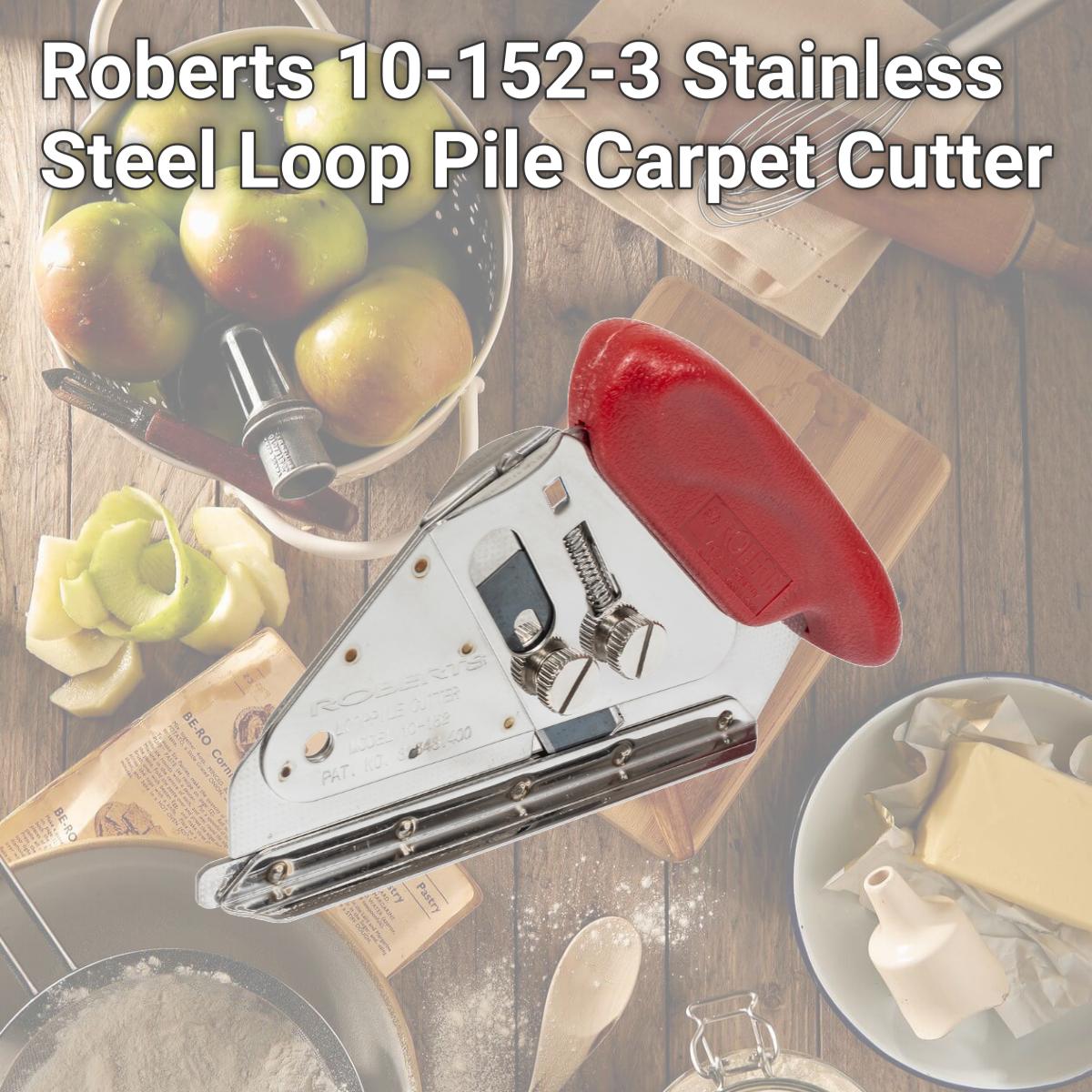 Picture of Roberts 10-152-3 Stainless Steel Loop Pile Carpet Cutter